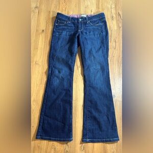 PAIGE PETITE Women’s Canyon Boot medium Wash Jean size 27